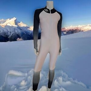Women's Black and White Ski Suit